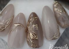 Baroque Nails, Mani Inspiration, Nail Nail Designs, Acrylic Nails Ideas, Summer Nails Art, Elegant Touch Nails, Nail Art Inspo, Fancy Nail Art, Nails Art Ideas