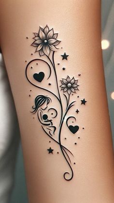 25+ Mom of Two Tattoo Ideas | shoestring baby Mom Tattoo Designs, Mommy Tattoos, Tattoos For Women Flowers, Tasteful Tattoos, Mother Tattoos, Red Ink Tattoos, Small Hand Tattoos, Cute Tattoos For Women, Baby Tattoos