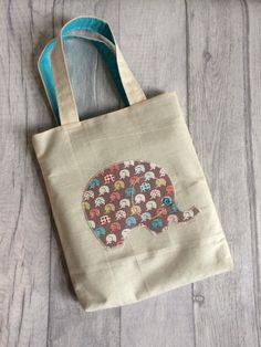 a bag with an elephant design on it