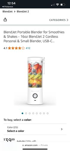 the blender for smoothies and shakes is on sale