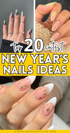 Transform your look with these New Year's Nails! From New Year's eve nails to bold New Year’s nails 2024, this collection is packed with NYE nails and gorgeous NYE nail art. Explore New Years nail designs that bring classy New Years nails to life. Don’t miss these New Years Eve nails ideas—check out the blog now! Nye Nail Art, Nye Nails, New Years Nail Designs, New Years Eve Nails, Winter Nail Art, Nails 2024, New Year's Nails, Nails Ideas, Nail Trends