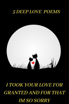 a cat and dog sitting in front of a full moon with the caption 5 beautiful love quotes all i want is forever with you