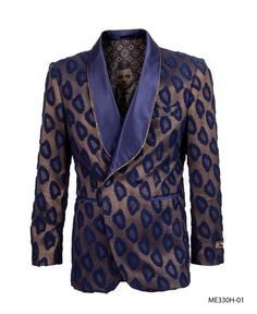 Empire Men's Luxurious Sport Coat - Leopard

Satin Shawl Collar
Hybrid Slim Fit
1 Button
Besom Pocket
Chest Pocket
Interior Pick Stitching
Dark Floral Pattern
Imported
All sizes displayed are jacket sizes. Our jackets and sport coats all come fully lined. Size conversion is as follows Small (36), Medium (38), Large (40-42), XL (44-46), 2X (48), 3X (50-52), 4X (54-56), 5X (58), 6X (60). Mens Dress Coats, Dark Floral Pattern, Outfits Nightclub, Dress Coats, Satin Shawl, Stylish Coat, Tuxedo Shirts, Mens Dress, Navy Gold