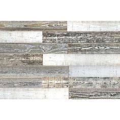 wood plank wallpaper with white and grey paint on the side, in an abstract pattern