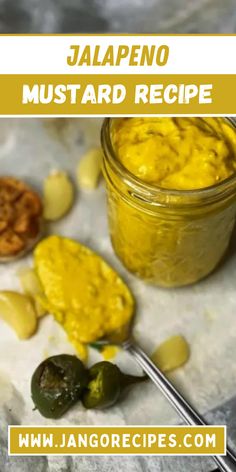 Jalapeno Mustard Recipe Canning, Homemade Hot Mustard Recipe, Spicy Hot Mustard Recipe, Canning Jalapeno Hot Sauce, Jalapeno Honey Mustard Recipe, Jalapeno Salt Recipes, Jalapeno Mustard Recipe, Jalapeno Butter Recipe, Spicy Mustard Recipe