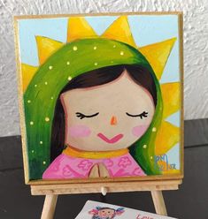 Virgen de Guadalupe pintada a mano Culture Art, Paintings, Quick Saves, Art, Kawaii