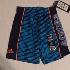 Turquoise Black And Orange Elastic Waist 18” Length 11” Inseam 4” Leg Opening 15” Adidas Bottoms, Adidas Climalite, Adidas Blue, Black And Orange, Blue Adidas, Kids Bottoms, Black Blue, Blue Black, Elastic Waist