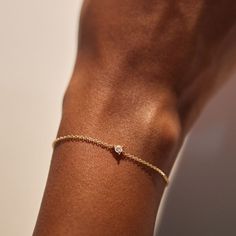 Diamond Fizz Bracelet, Sparkler, Catbird Jewelry Catbird Jewelry, Solitaire Bracelet, Permanent Jewelry, Solid Gold Bracelet, Jewelry Diamond, Yellow Gold Chain, Affordable Jewelry, Diamond Stud, Small Leather Goods