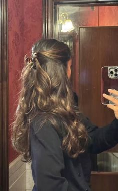 Fairy Hair, Easy Hair Updos, Hair Stylies, Sleek Hairstyles, Aesthetic Hair, Hairstyles Haircuts, Hair Day, Hair Updos, Hair Highlights