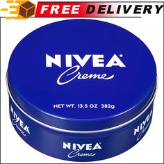 NIVEA Creme Body, Face and Hand Intense Moisturizing Cream, 13.5 Oz Tin Intensively Moisturizes: This NIVEA skin creme intensively moisturizes, nourishes and protects skin from that rough, dry feel Provitamin B5 Enriched: This NIVEA moisturizer cream is enriched with Provitamin B5 to nourish dry skin Multi-Use: NIVEA cream can be used as a body cream, hand cream and face cream for soft, smooth skin anytime Great for Rough Spots: NIVEA Creme be used all over the body, and is best for rough spots Nivea Cream, Body Creams, Body Gel, Mario Badescu, Best Moisturizer, Moisturizing Cream, Hand Care, Skin Care Moisturizer, Face Moisturizer