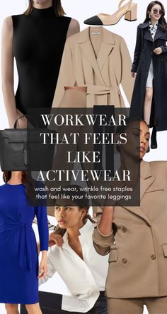 Do you feel like your work clothes are an uncomfortable prison? Trade your everyday slacks for workleisure: workwear that feels like activewear. // what to wear to the office, corporate style, office outfit inspiration // #LTKWORKWEAR #LTKSTYLETIP #workwear #officeoutfit #officestyle Office Outfit Inspiration, Office Corporate, Women's Workwear Fashion, Skincare Hacks, Corporate Style, Everyday Clothing, Comfortable Clothes, Office Outfit