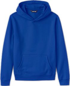 Blue Fleece Sweats With Kangaroo Pocket, Basic Solid Fleece Hoodie, Basic Fleece Hoodie, Basic Solid Color Fleece Hoodie, Basic Blue Fleece Sweatshirt, Sports Fleece Hoodie In Solid Color, Casual School Fleece Hoodie, Casual Fleece Hoodie For School, Solid Color Fleece Sweatshirt With Kangaroo Pocket