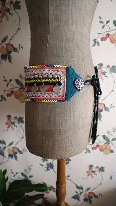 "Welcome! Hippie Tribal Kuchi Ethnic Vintage Belt Amazing belt, adjustable. In good condition! Measures: - Total Long with cords: 65.74\"(167 cm) - Long: 31.49\" (80 cm) - W: 3.93 (10 cm) Thanks for stopping by!!" Spain Fashion, Photo Mosaic, Belt Jewelry, Micro Mosaic, Vintage Belts, Mid Century Vintage, Unique Jewelry Designs, French Vintage, Perfume Bottles