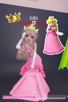 Cosplay, Dress to impress, Princess, Princess peach, gamer #Cosplay#dresstoimpress#princess#princesspeach#gamer Dress To Impress Princess Bubblegum, Princess Peach Costume Ideas, Dress To Impress Gamer Theme, Gamer Dress To Impress Outfit, Dress To Impress Gamer, Cosplay Dress To Impress, Dti Characters