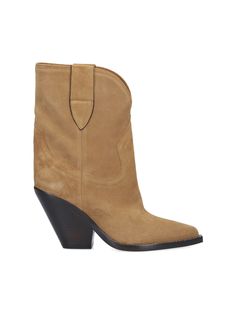 Upper: 100% Suede Sole: 100% Leather Beige Calf Leather Boots With Reinforced Heel, Medium Fit Ankle Boots With Reinforced Heel, Calf Leather Boots With Suede Lining And Snip Toe, Calf Leather Boots With Leather Sole In Medium Fit, Calf Leather Boots With Stacked Heel, Calf Leather Boots With Leather Sole And Medium Fit, Calf Leather Boots With Leather Sole, Medium Fit, Calf Leather Boots With Stacked Heel And Closed Toe, Medium Fit Calf Leather Boots With Leather Sole