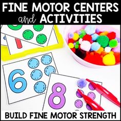 Kindergarten Math Stations, Hand Strengthening Activities, Preschool Skills, Kindergarten Math Games, Alphabet Sounds, Activities Kindergarten, Kindergarten Skills