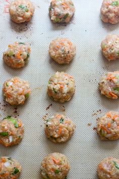 the cookies are ready to be baked on the cookie sheet for baking and then coated with carrots