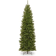 a green christmas tree on a white background