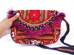 Maroon tassel blue beads crossbody bag, Indian hand embroidery sling purse, broad sling mirror work bag, bohemian banjara bag, gift for her by craftcoloursindia on Etsy Traditional Pouch Bag With Tassels, Traditional Potli Bag With Tassels For Festivals, Traditional Tassel Pouch Bag, Traditional Potli Bag With Tassels For Festive Occasions, Bohemian Clutch Bag With Tassels, Traditional Festive Potli Bag With Tassels, Bohemian Tassel Clutch Bag, Festival Bags With Tassels As Gifts, Traditional Festive Bags With Tassels