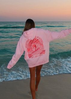 "Everything Comes in Waves" Hoodie in Pink – Pink Palm Puff Pink Palm Puff Hoodie, Ppp Hoodies, Everything Comes In Waves, Puff Hoodie, Wishlist 2024, Hoodie Aesthetic, Cute Preppy Outfits, Preppy Summer, Cute Sweatshirts