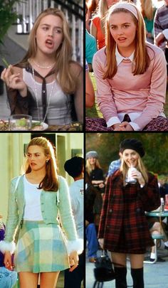 Alicia Silverstone as Cher Horowitz in 'Clueless' (1995). Costume Designer: Mona May. Outfits Male, Cher Outfits, Fashion Guys, Fashion 1990s, Hippy Style, Outfit Essentials, Style Parisienne