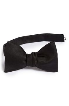 Lustrous textured silk lends classic style to a bow tie that suavely polishes any evening look. Style Name:Eton Silk Bow Tie. Style Number: 5060155. Evening Look, Silk Bow Ties, Silk Bow, Black Silk, Bow Tie, The Uk, Classic Style, Shoe Accessories, Handmade Items