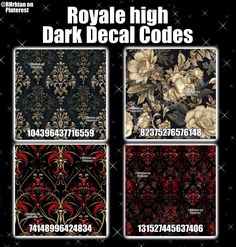 Christmas Decal Codes Royale High, Royale High Decal Id Codes Pfp Christmas, Winter Decals Royale High, Club Roblox Image Id Codes Halloween, Royale High Halloween Decals, Royal High Decals Clothes, Custom Decals Royale High, Roblox Decals Royale High, Patterns Royale High