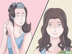 3 Ways to Style Hair With Hot Rollers - wikiHow