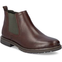 Happy feet, happy life! These wood brown Rieker Chelsea boots for men made of smooth leather guarantee a heavenly feeling. In addition to the zipper, the model has an elasticated shaft edge, making it easy to put it on. The grippy sole makes every step a safe affair, and the cover sole is extra soft. The model ensures additional freedom of movement for the foot, as it is cut in comfort width G 1/2. Just slip into it and feel good! Chelsea Boots For Men, Chelsea Boots Men, Boots For Men, Men's Boots, Smooth Leather, Happy Life, Boots Men, Chelsea Boots, Feel Good