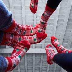 Brand New! Set Of 3 (1 Women's, 1 Men's, 1 Kid's). Size: One Size Kid's Size: 31-33 The Perfect Mix Between Xmas Mood & Coziness Color: 8925 - Tree Pattern Women’s Short Cotton Socks In Cotton In Cheerful Christmas Patterns That Coordinate With The Whole Family. Men’s Short Cotton Socks In Cheerful Christmas Patterns Coordinated For The Entire Family. Kids Short Socks In Cotton With Non-Slip Material On The Bottoms And In Cheerful Christmas Patterns That Coordinate With The Entire Series. Compos Casual Red Christmas Socks, Rhinestone Fishnet Tights, Short Socks Women, Juicy Couture Boots, Striped Thigh High Socks, Lace Leg Warmers, Bootie Socks, Matching Stockings, Flower Crew