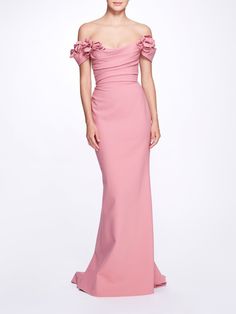 Marchesa Fashion, Rose Gown, Pink Gown, Gown Skirt, Glamour Dress, Column Gown, Evening Dresses Elegant, Marchesa, Ladies Dress Design