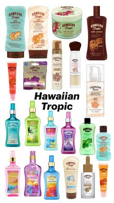 Hawaiian tropic #summer #sunset #sunrise #beach #lexihidalgo #hawaii #hawaiiantropic Hawaiian Tropic Tanning Oil, Summer Smell, Sun Lotion, Hawaiian Tropic, Haikou