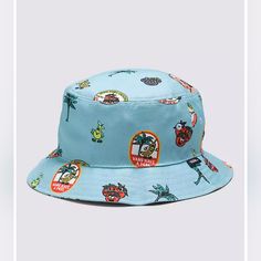 Vans Undertone Ii Bucket Hat *Nwt* Color: Blue Glow Size: Large/ X-Large Sku: Vn0a4tqbg50 Unisex Trendy Blue Bucket Hat For Vacation, Fun Blue Bucket Hat For Vacation, Blue Fun Bucket Hat For Summer, Blue Cotton Bucket Hat For Vacation, Blue Fun Summer Bucket Hat, Light Blue Casual Bucket Hat For Beach, Fun Blue Summer Bucket Hat, Casual Light Blue Bucket Hat For The Beach, Casual Light Blue Bucket Hat For Beach