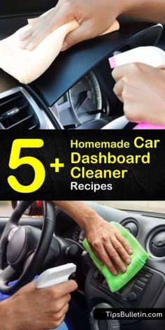 the 5 homemade car dashboard cleaner recipes that are great for cleaning your car's dashboard