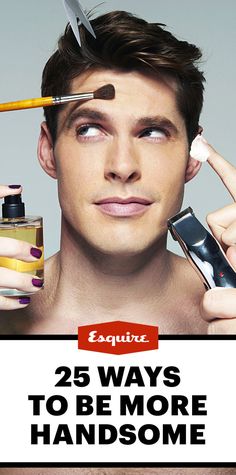 Easy things you can do to look better. Men's Health Magazine, Gene False, Male Makeup, Easy Hairstyle, Homemade Face Masks, Homemade Face, Male Grooming, Max Factor, Mens Skin Care