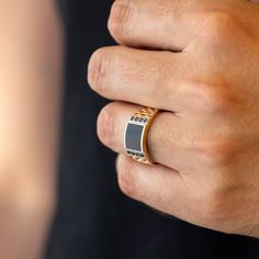 Mens Gold Black Onyx Ring, 14K Yellow Gold Statement Ring, Fathers Day Gift, Men Jewelry, Memorial Day Gift for Him, Anniversary Gift FREE EXPRESS INTERNATIONAL SHIPPING! SHIPPING NEXT DAY! PRODUCT DETAILS * 14K REAL GOLD ( it has a 14K or 585 stamp on item.) All of my items are 14k real gold. I don't use any gold filled or gold plated materials.  * All of my items are brand new and shipped with a gift box.  * The package includes a gold certificate. * Gold Color Options; Yellow Gold, White Gold Black Onyx Ring Men, Anniversary Years, Onyx Ring Men, Best Anniversary Gifts, Gold Certificate, Gold Statement Ring, Black Onyx Ring, Men Jewelry, Mens Gold