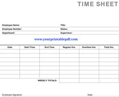 the time sheet for employees to work in an employee's office is shown here