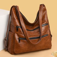 Large Women Shoulder Bag Pu Leather Crossbody Bag Luxury Ladies Messenger Bag Quality Top-handle Handbag Female Tote Bag Purse Black School Bags, Women Backpack Travel, Pad Bag, Women Shoulder Bag, Handbags Casual, Top Handle Handbags, Women Bags Fashion, Bag Luxury, Designer Crossbody Bags