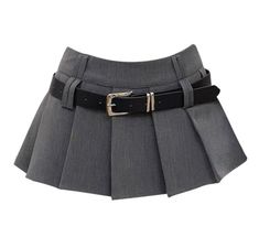 Brand: other/otherAge: 18-24 years oldSize: S M LPattern: Solid colorStyle: CommutingWaist type: High waistColor classification: black graySKU: C0519Skirt type: pleated skirtYear Season: Summer 2023Skirt length: miniskirtSilhouette: Type AMaterial composition: 100% of other materials Aesthetic Clothing Stores, Grey Mini Skirt, Grey Skirt, Mini Skirt Black, A Line Mini Skirt, Aesthetic Ideas, Aesthetic Clothing, Clothing Stores, Cute Skirts