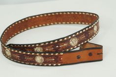 This is a beautiful western style leather belt. 4cm/ 1,6 inch wide.. Embossed genuine leather brown belt. Buckle is removable. no buckle  stamped "hecho en mexico                     cintos imperial  de piel " leangth 112cn - 44 in Adjustment of size between 32,25"/82 cm to 41"/104 cm 4 mm thickness weight 0,14 kg - 0,31 Lb SHIPPING Sending the order is carried out within 1-2 days except weekends. Orders are sent by AIR MAIL. Ships with tracking number. After the shipment I will provide you the tracking number to your package, so you can see where it is and when you will receive it. Traditional Adjustable Concho Belt, Brown Leather Belt With Embroidery, Brown Embroidered Leather Belt, Western Brown Belt With Concho, Western Brown Belts And Suspenders With Antique Buckle, Western Style Brown Concho Belt, Southwestern Style Brown Concho Belt, Western Brown Embroidered Belt, Embroidered Brown Belt Buckle For Rodeo