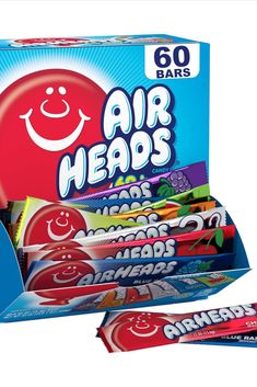 Airheads Candy Bars, Variety Bulk Box Full Size Airheads Candy, Taffy Candy, Candy Bar Wedding, Blue Bar, Concession Stand, Candy Bars, Wedding Candy, Blue Raspberry, Taffy