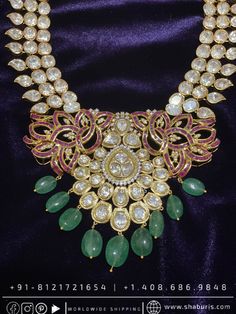 Menakari Necklace Antique Necklace Rubies Emeralds Bridal Diamond Necklace Indian Jewelry Designs Silver Jewelry Wedding Jewelry SHABURIS - Etsy Diwali Meenakari Pre-draped Saree In Dola Silk, Bollywood Style Pre-draped Saree For Festivals, Transitional Kundan Traditional Designer Wear, Festival Sharara With Zari Work And Kundan, Pista Green Kundan Choli With Pallu, Pista Green Choli With Kundan And Pallu, Elegant Multicolor Sharara For Festivals, Elegant Multicolor Lehenga For Festivals, Diwali Kundan Lehenga With Motifs