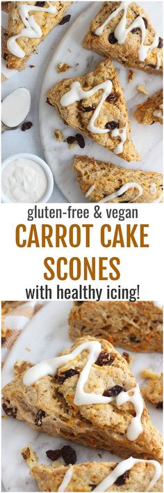 the recipe for carrot cake scones with healthy icing