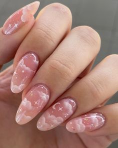 Express yourself through the art of nails Kutek Disney, Sky Nails, Cute Simple Nails, Easy Nails, Her Nails, Pretty Gel Nails, Really Cute Nails, Nailed It, Cute Nail Designs