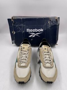 REEBOK CL LEGACY RUNNING SHOE TAN/GREEN/BLACK UNISEX 10.5 EUR 44 FY7465 SKU: ESC519X14X072921 Brand: REEBOK Size: 10.5 Color: Tan/Green/Black Style: Running Condition: New with Defects Notes: These shoes are new as shown in a freight worn box. There are no other defects beyond the box. Box condition is shown in the images. Model: CL LEGACY Part Number: FY7465 MPN: FY7465 Type: Shoes Manufacturer: REEBOK Size Type: Regular Department: Unisex REEBOK CL LEGACY RUNNING SHOE TAN/GREEN/BLACK UNISEX 10.5 EUR 44 FY7465 These shoes are new as shown in a freight worn box. There are no other defects beyond the box. Box condition is shown in the images. ABOUT We deal in a wide variety of overstocks, unclaimed/lost freight, close-outs & other merchandise liquidations. While we mainly carry networking/t Boxing Conditioning, Black Style, Running Shoe, Black Fashion, Running Shoes, Athletic Shoes, Men's Shoes, Shoe Accessories, Mens Accessories