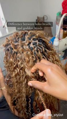 Boho Braids, Goddess Braids, Crochet Braids, Braids, Hair Styles, Crochet, Hair