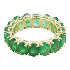 Stamped: 14K Total Ring Weight: 3.8 Grams Emerald Weight 6.16 Carat (6.00x4.00 Millimeters)Face Measures: 6.00 Millimeter SKU: [600933] Elegant Oval Stackable Emerald Ring, Elegant Oval Emerald Stackable Ring, Classic Oval Stackable Emerald Ring, Ring Fashion, Yellow Gold Ring, Yellow Gold Rings, Gold Ring, Turquoise Bracelet, Gold Rings