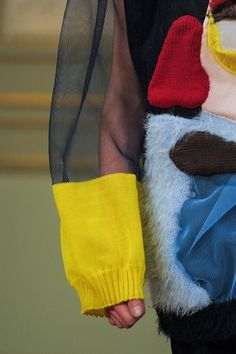 Walter Van Beirendonck, fashion design, multicolored and fabric women's shirt Colour Coordination, Walter Van Beirendonck, Knitwear Fashion, Textiles Fashion, Knit Fashion, Autumn Fall, Fashion Details, Fashion Art, Fashion Show