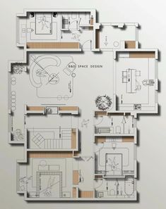 the floor plan for an apartment with several rooms