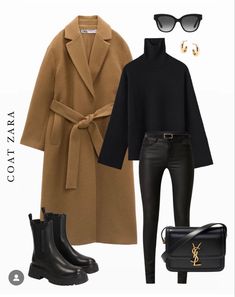 Zara Beauty, Look Boho Chic, Zara Fashion, Camel Coat, Outfit Inspo Fall